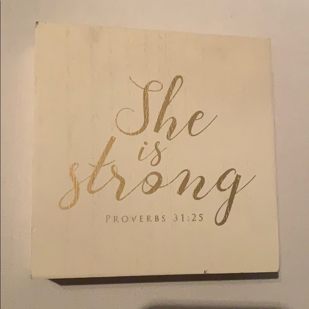 She is strong plague